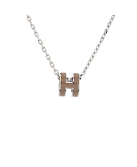 Pre-Owned Hermes Pop H Pendant Chain Necklace