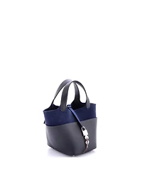 Pre-Owned Hermes Pm Go Team Picotin Lock Bag Feutre Wool and Swift