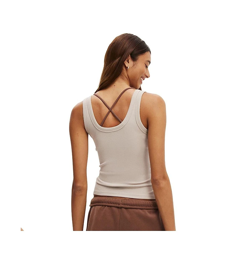 Cotton On Women's Active Rib Tank