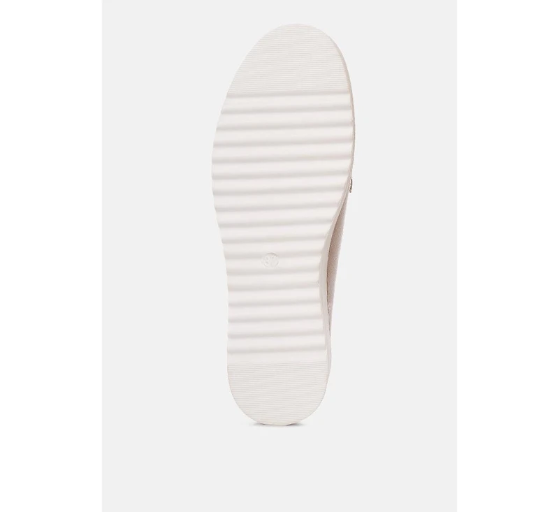 Daiki Platform Lug Sole Tassel Loafers Women