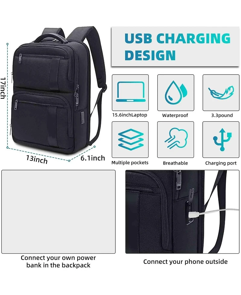 15.6 Inch Waterproof Laptop Backpack