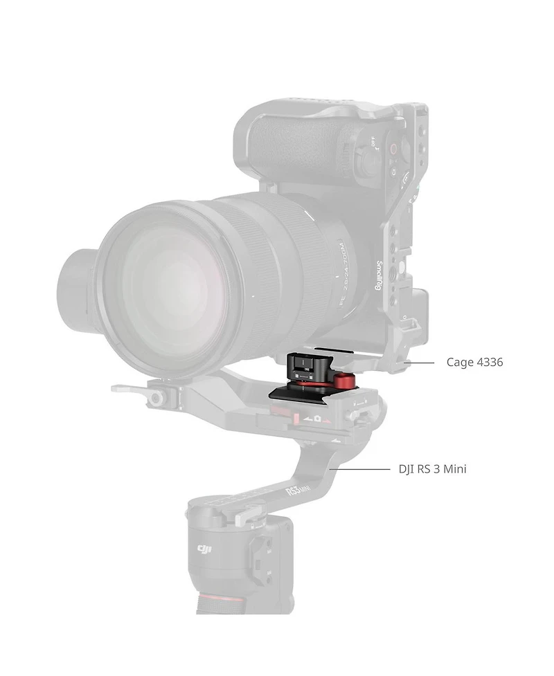 SmallRig Nato Clamp to Arca-Type Quick Release Plate