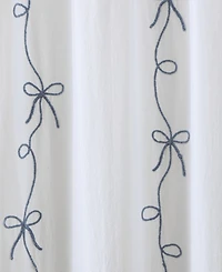 Peri Home Sasha Bows Shower Curtain, 72" x