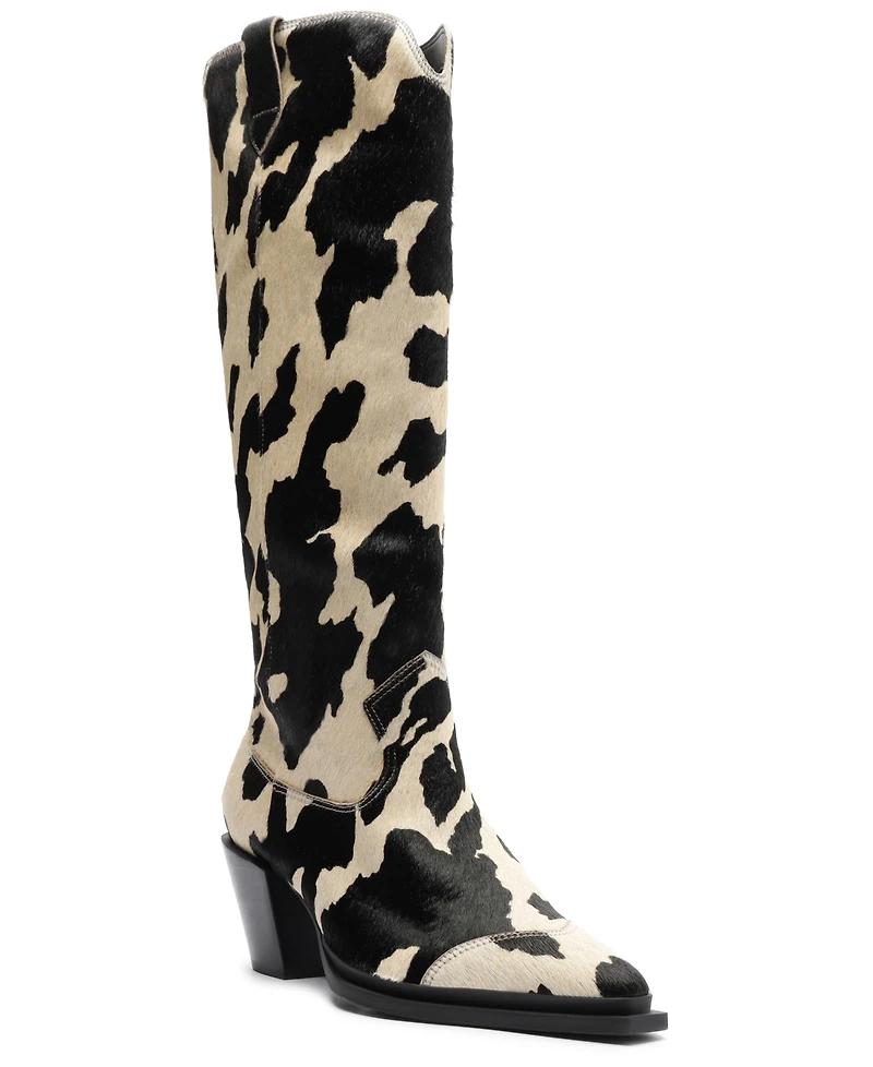 Arezzo Women's Dakota Block Heel Low Boots