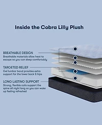 Serta Perfect Sleeper Cobra Lily 10.5" Plush Tight Top Mattress, Twin