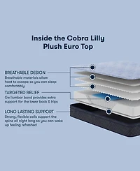 Serta Perfect Sleeper Cobra Lily 11" Plush Euro Top Mattress, California King