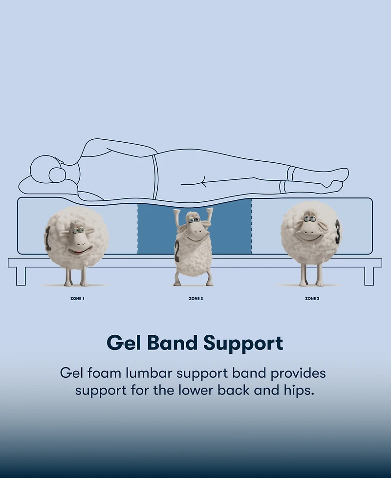 Serta Perfect Sleeper Cobra Lily 10.5" Plush Tight Top Mattress Set, Queen Split