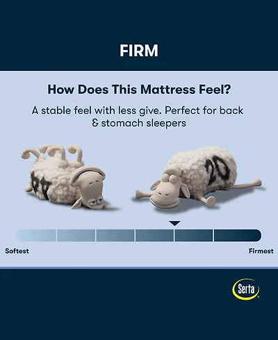 Serta Perfect Sleeper Iceland Poppy 12" Firm Tight Top Mattress Set, California King