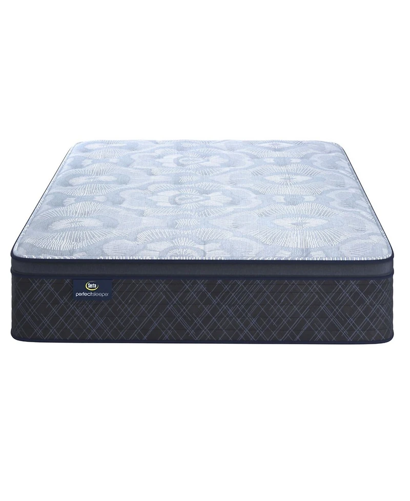 Serta Perfect Sleeper Iceland Poppy 14" Plush Pillow Top Mattress Set, Queen Split