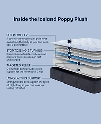 Serta Perfect Sleeper Iceland Poppy 13" Plush Tight Top Mattress Set, Twin Xl