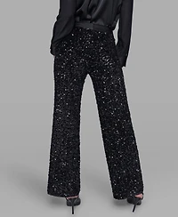 Karl Lagerfeld Paris Women's Sequin Detail Pants