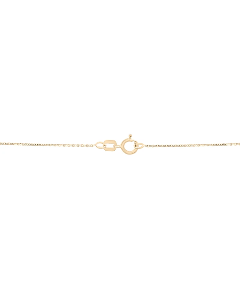 Wrapped Dog Mama Design Diamond Necklace (1/5 ct. t.w.) in 10K Yellow Gold