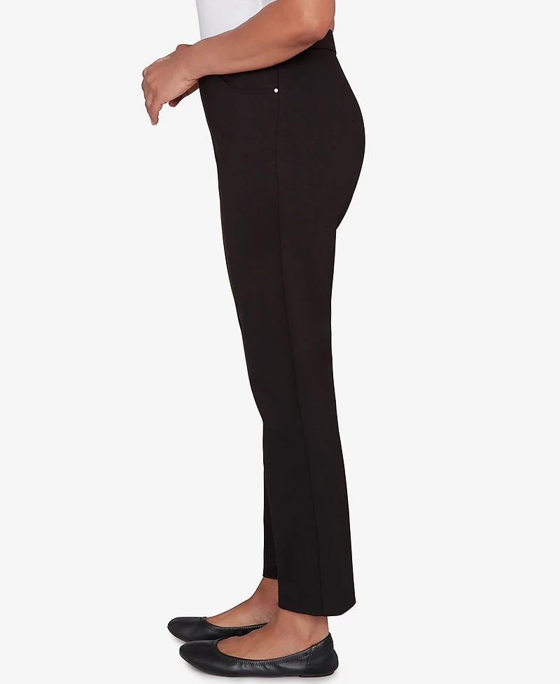 Alfred Dunner Barcelona Stretch Ponte Knit Average Length Pant