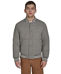 Champion Men's Wool Blend Quilted Puffer Jacket