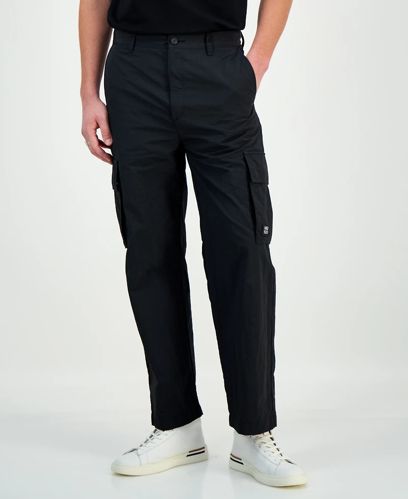 Hugo Boss Men's Greco Regular-Fit Logo Cargo Pants