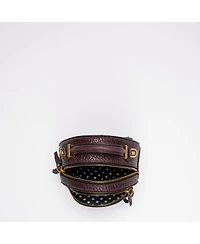 Small Leather Backpack Purse Convertible Crossbody Bag Womens Fashion Backpack for Travel and Everyday Handbag with Gold Hardware and Detachable Strap