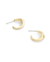 Coach Signature Signet Huggie Earrings