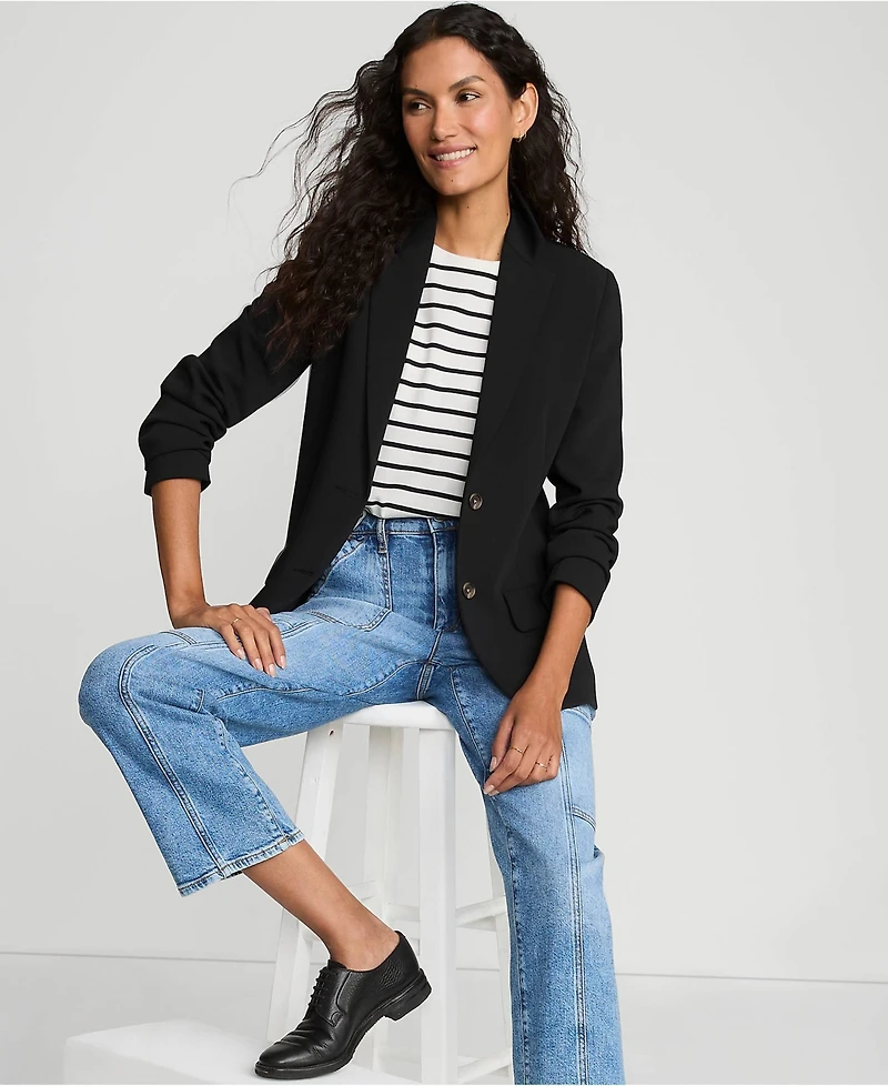 Lands' End Women's Crepe Blazer