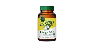 MegaFood Omega 3-6-9 ,60 Capsules
