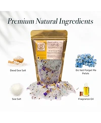 Omm Collection Floral Soaking Bath Salts Night Lily Bag 14oz