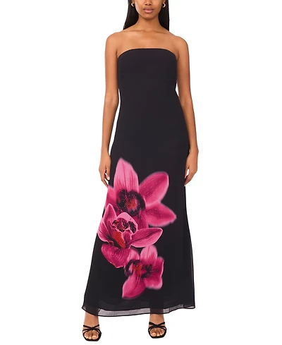 CeCe Women's Strapless Maxi Dress