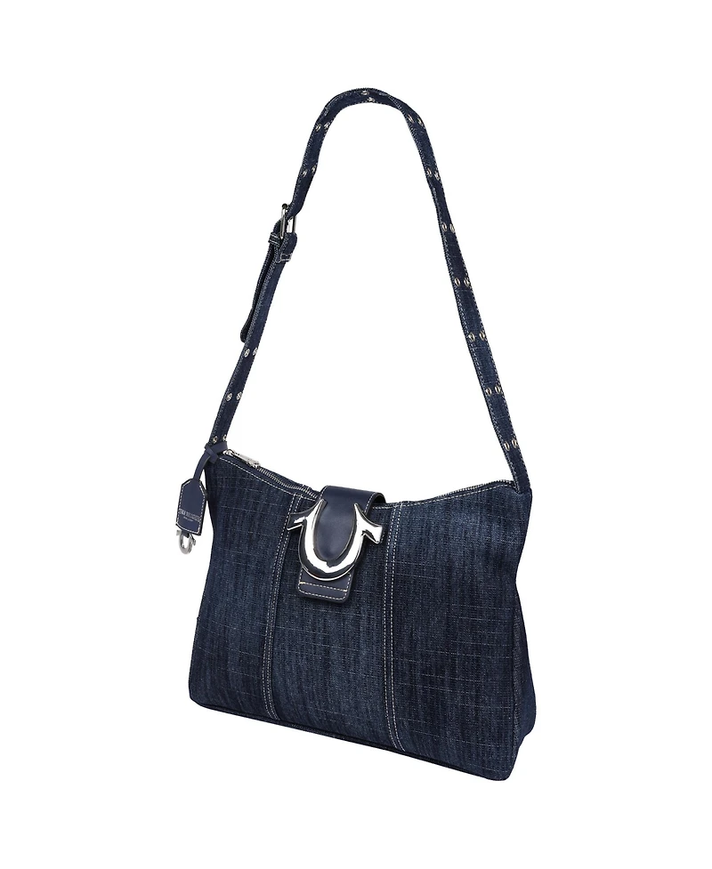 True Religion Horseshoe Denim Hobo