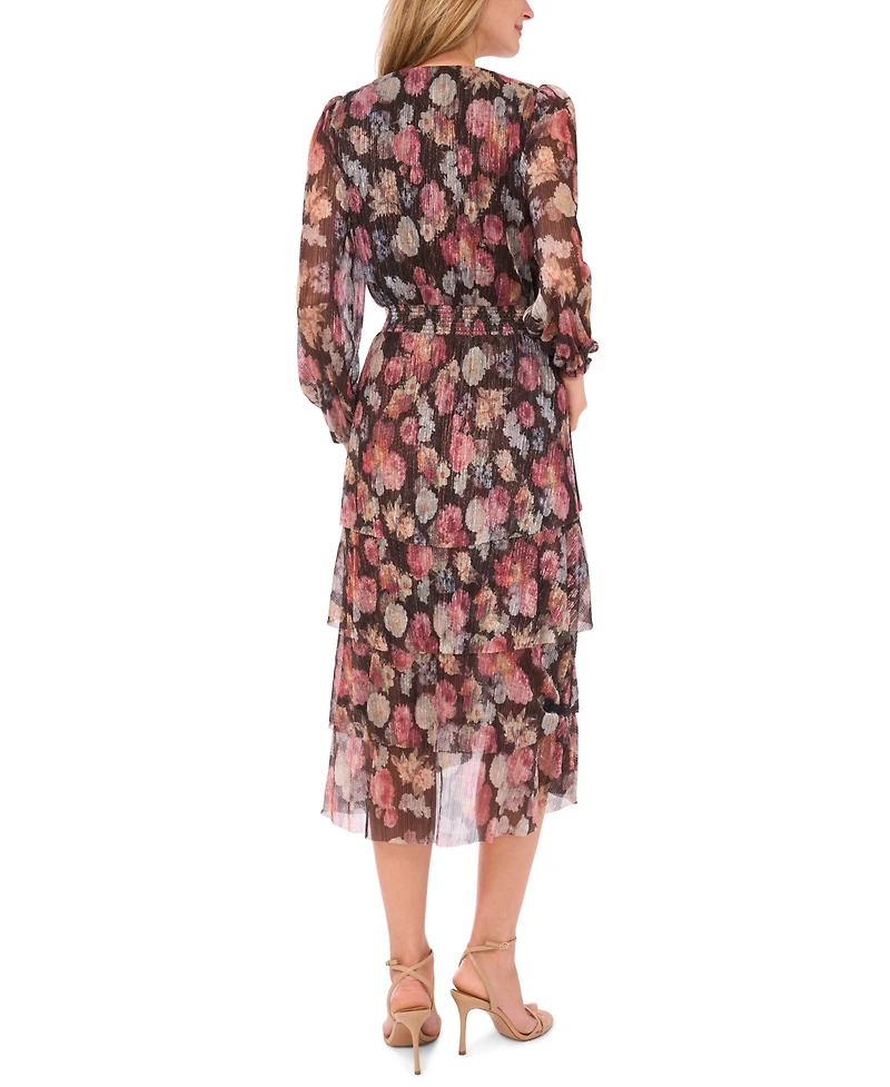 Vince Camuto Women's Ruffle Midi Dress