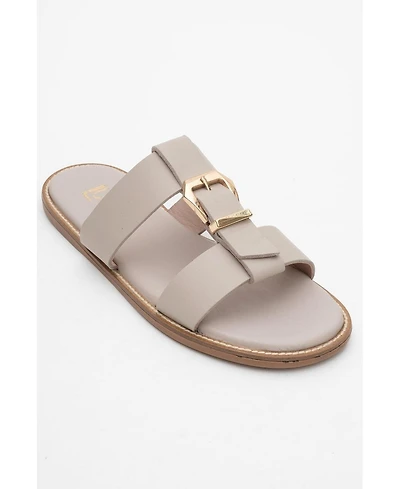 Forever & Always Shoes Sveta Leather Buckled Sandal (Women)