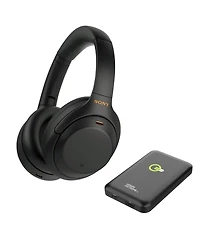 Sony Wh-1000XM4 Wireless Noise Canceling Over-Ear Headphones, Black, Bundle with Energizer Ultimate QE10011PQ 10000mAh Qi Wireless Portable Power Bank
