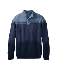 KingSize Big & Tall Henley Shaker Sweater