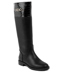 Jones New York Womens Minella Knee High Riding Boots Regular Wide Calf