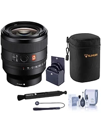 Sony Fe 50mm f/1.4 Gm Lens, Bundle with 67mm Filter Kit, Soft Lens Case and Cleaning Kit