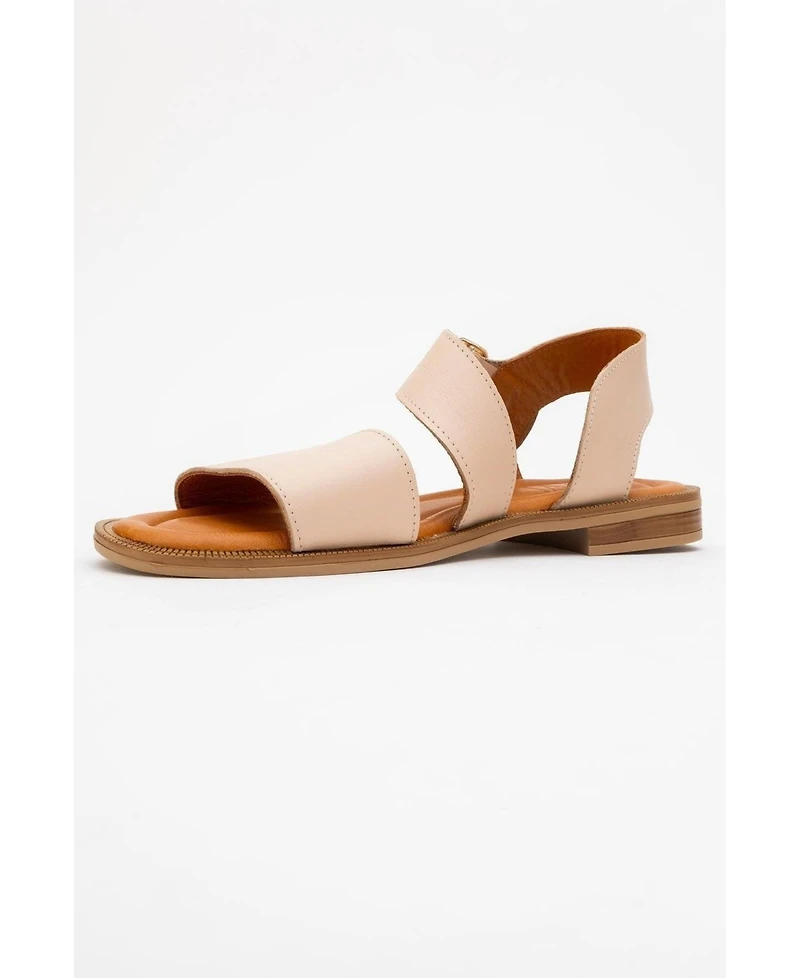 Forever & Always Shoes Majesty Leather Sandal (Women)