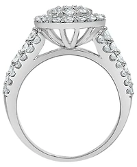 Macy's Certified Diamond Bridal Set Two Band Ring (2 ct. t.w.) in 14K White Gold