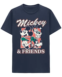 Hybrid Apparel Men's Mickey and Friends Crewneck T-Shirt