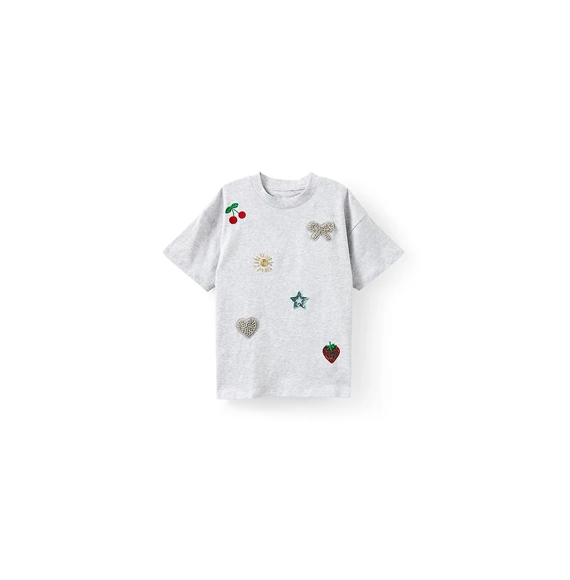 Cotton On Little Girls Livvy Lux Short Sleeve Tee