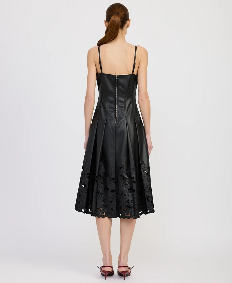 En Saison Women's Nelly Square Neck Midi Dress