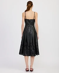 En Saison Women's Nelly Square Neck Midi Dress