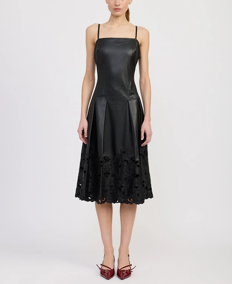 En Saison Women's Nelly Square Neck Midi Dress