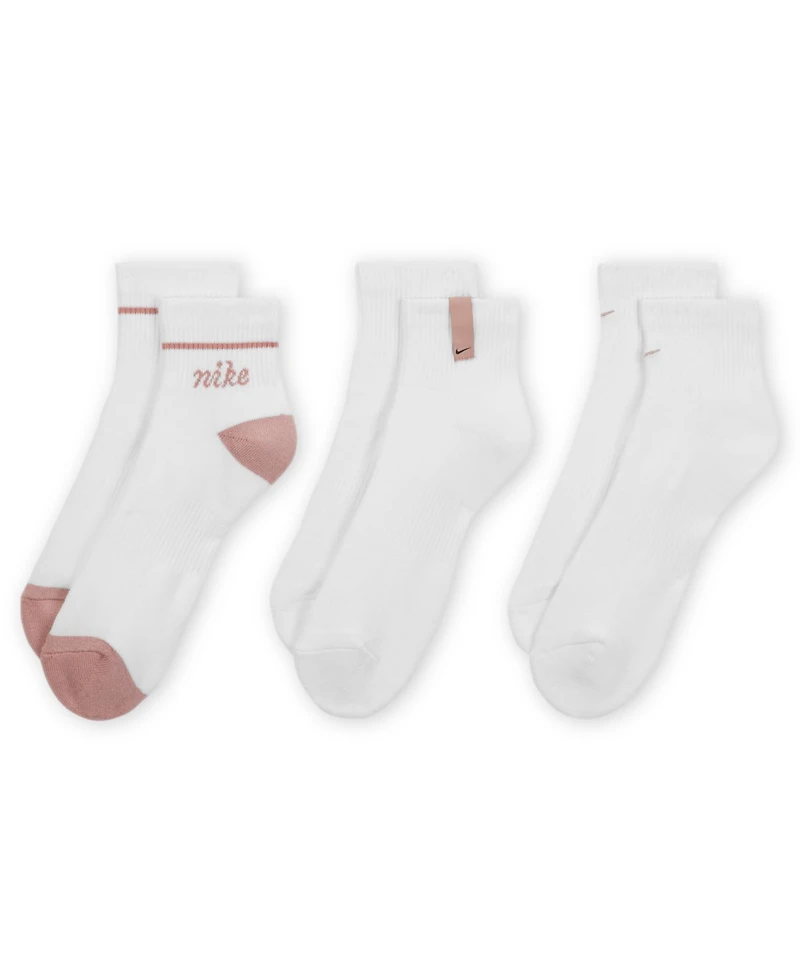 Nike Men's Everyday Plus Cushioned 3-Pack Ankle Socks