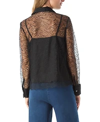Dee Ocleppo Women's Erynn Lace Button Front Top