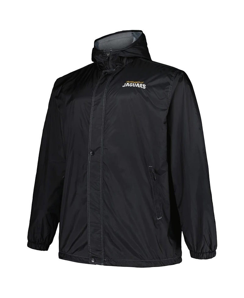Dunbrooke Men's Black Jacksonville Jaguars Big Tall Legacy Stadium Full-Zip Jacket