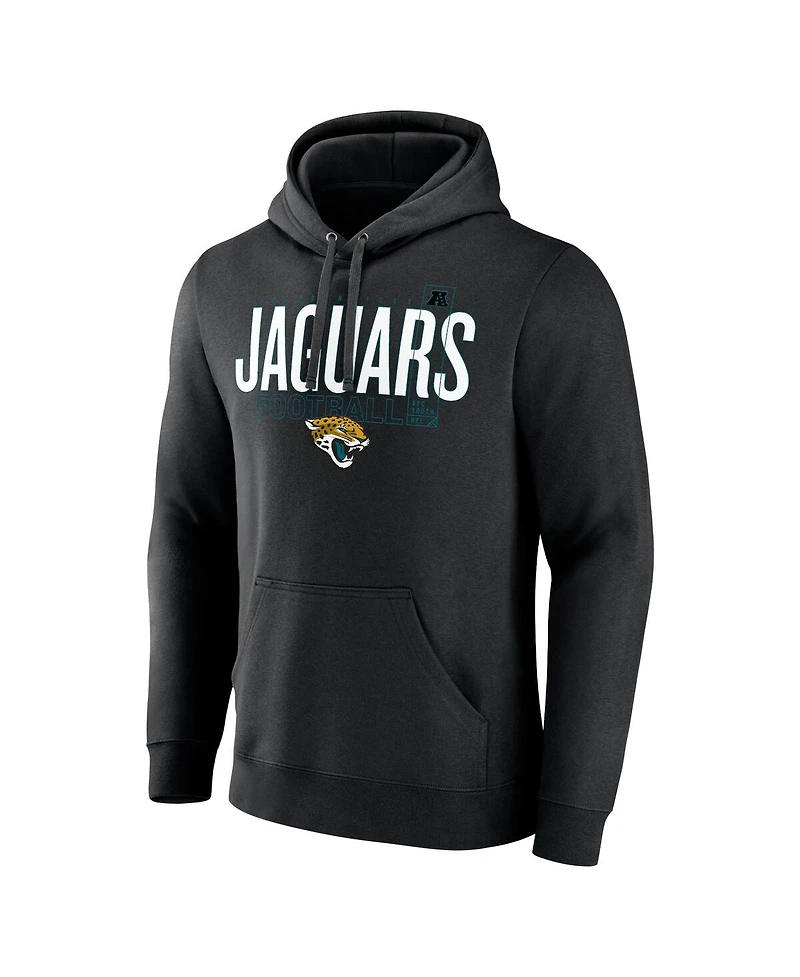 Fanatics Men's Black Jacksonville Jaguars Pylon Outline Pullover Hoodie