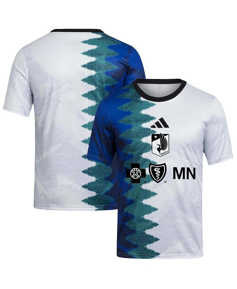 Adidas Big Boys and Girls White Minnesota United Fc 2025 Gaming Aeroready Pre-Match Jerseys