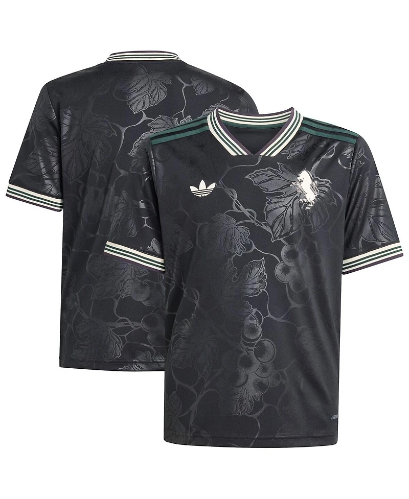 Adidas Big Boys and Girls Black Juventus 2025/26 Third Replica Jersey