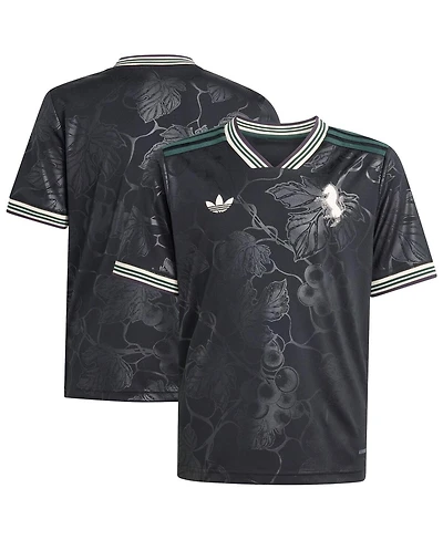 Adidas Big Boys and Girls Black Juventus 2025/26 Third Replica Jersey