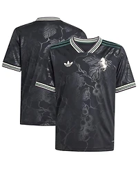 Adidas Big Boys and Girls Black Juventus 2025/26 Third Replica Jersey