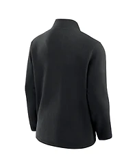 Fanatics Men's Black Vegas Golden Knights Home Ice Fleece Full-Zip Jacket