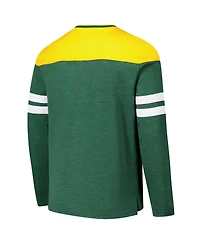 G-iii Sports by Carl Banks Men's Green/Gold Green Bay Packers Adaptive Hail Mary Long Sleeve T-Shirt