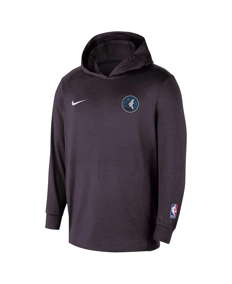 Nike Men's Black Minnesota Timberwolves Authentic Practice Yoga Restore Pullover Hoodie